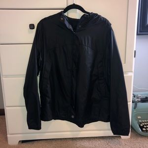Black zip up jacket